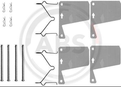 Accessory Kit, disc brake pad A.B.S. 0960Q