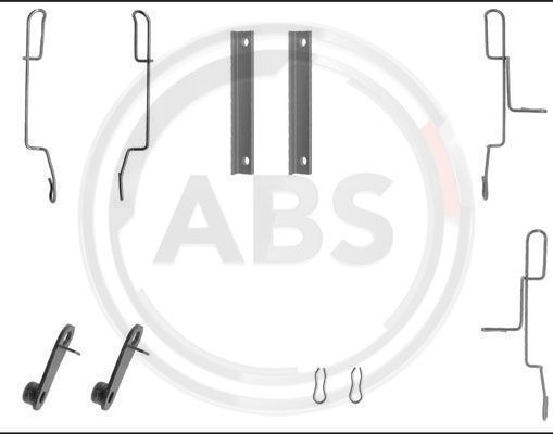 A.B.S. 1188Q Accessory Kit, disc brake pad