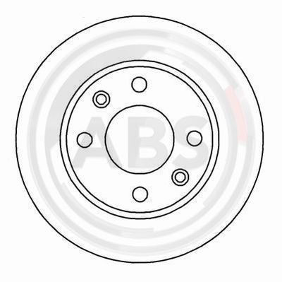 Brake Disc A.B.S. 15318