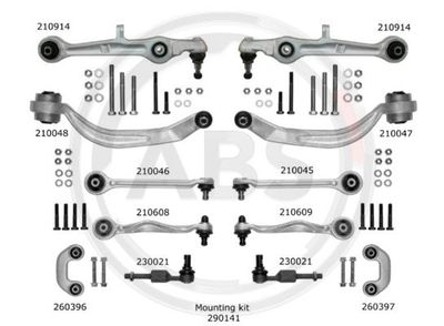 Repair Kit, control arm A.B.S. 219901