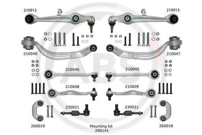 Repair Kit, control arm A.B.S. 219902