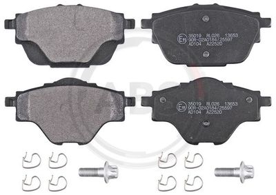 Brake Pad Set, disc brake A.B.S. 35019