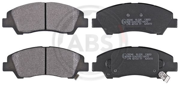 A.B.S. 35046 Brake Pad Set, disc brake