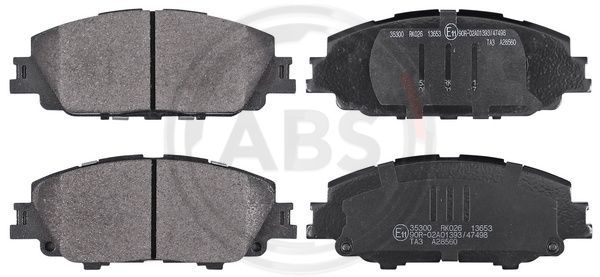 A.B.S. 35300 Brake Pad Set, disc brake