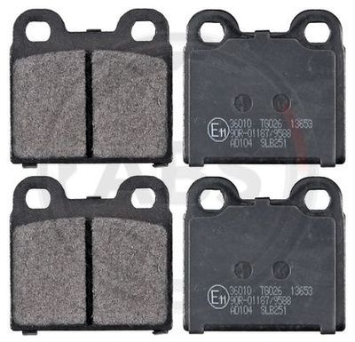 Brake Pad Set, disc brake A.B.S. 36010