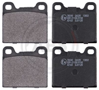 Brake Pad Set, disc brake A.B.S. 36049