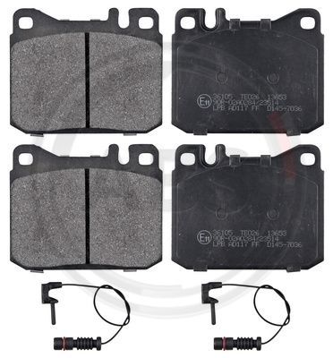 Brake Pad Set, disc brake A.B.S. 36105