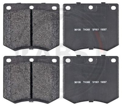 Brake Pad Set, disc brake A.B.S. 36109