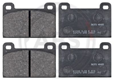 Brake Pad Set, disc brake A.B.S. 36372