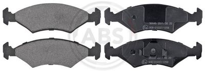 Brake Pad Set, disc brake A.B.S. 36446