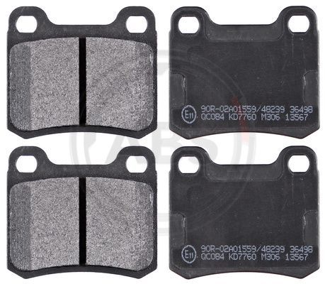 A.B.S. 36498 Brake Pad Set, disc brake