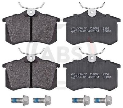 Brake Pad Set, disc brake A.B.S. 36623/1