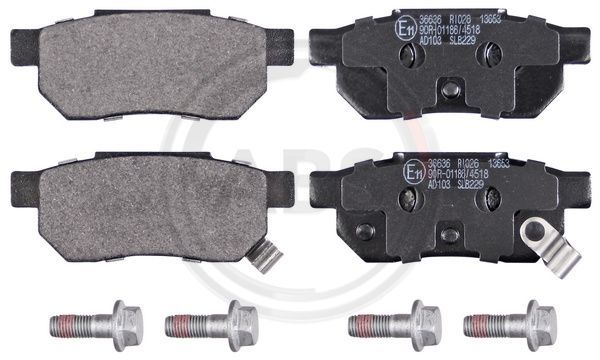 A.B.S. 36636 Brake Pad Set, disc brake