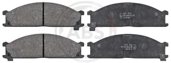 A.B.S. 36657 Brake Pad Set, disc brake