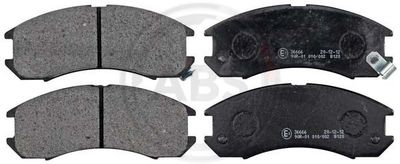 Brake Pad Set, disc brake A.B.S. 36666