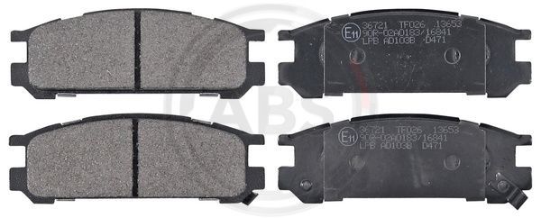 A.B.S. 36721 Brake Pad Set, disc brake