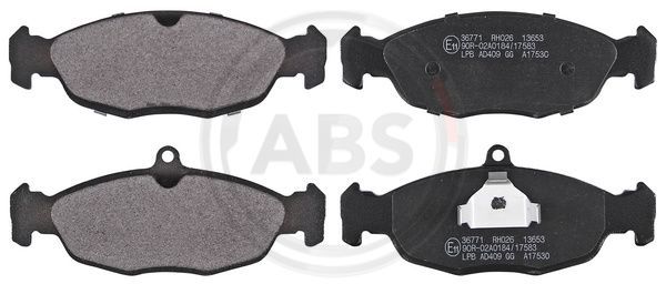 A.B.S. 36771 Brake Pad Set, disc brake