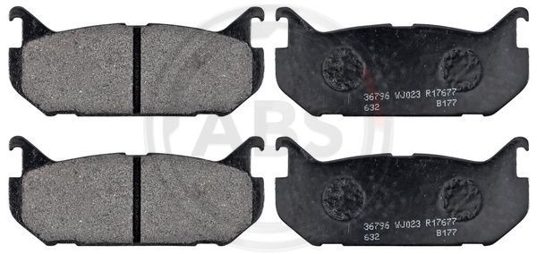 A.B.S. 36796 Brake Pad Set, disc brake