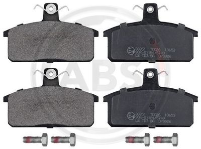 Brake Pad Set, disc brake A.B.S. 36851