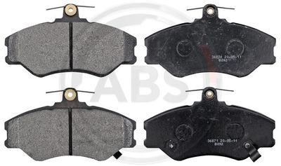Brake Pad Set, disc brake A.B.S. 36871