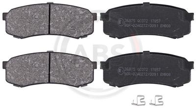 Brake Pad Set, disc brake A.B.S. 36875