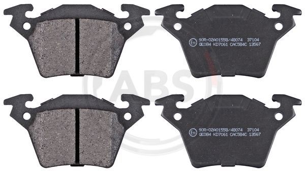 A.B.S. 37104 Brake Pad Set, disc brake