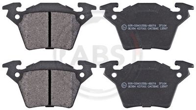 Brake Pad Set, disc brake A.B.S. 37104