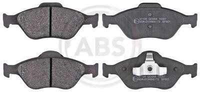 Brake Pad Set, disc brake A.B.S. 37195