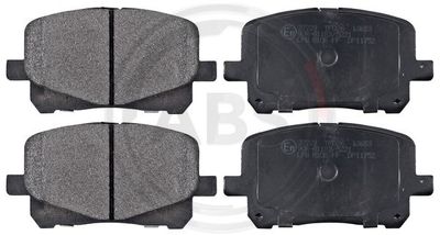 Brake Pad Set, disc brake A.B.S. 37229