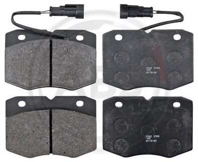 Brake Pad Set, disc brake A.B.S. 37265