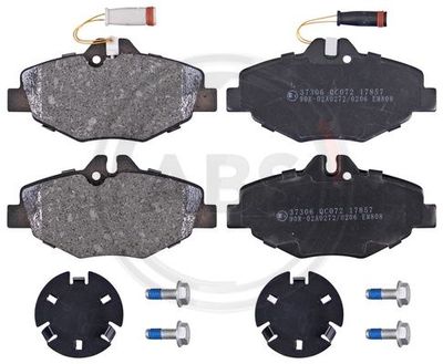 Brake Pad Set, disc brake A.B.S. 37306