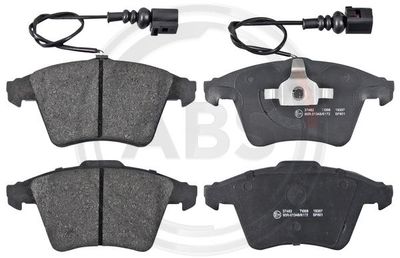 Brake Pad Set, disc brake A.B.S. 37482