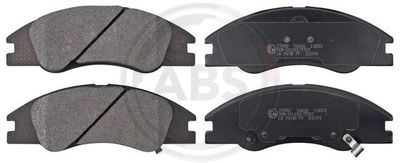 Brake Pad Set, disc brake A.B.S. 37492