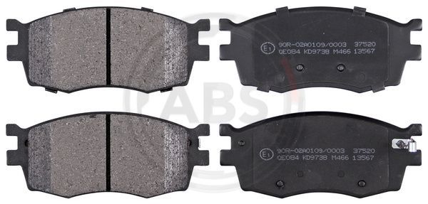 A.B.S. 37520 Brake Pad Set, disc brake