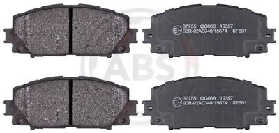 Brake Pad Set, disc brake A.B.S. 37755