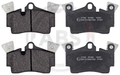 Brake Pad Set, disc brake A.B.S. 37792