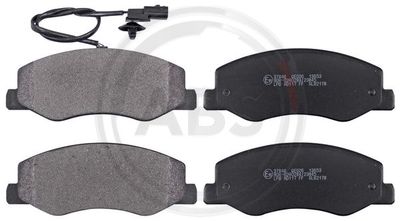 Brake Pad Set, disc brake A.B.S. 37846