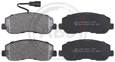 Brake Pad Set, disc brake A.B.S. 37848