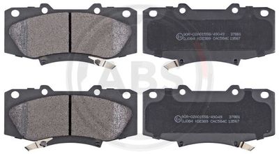 Brake Pad Set, disc brake A.B.S. 37881