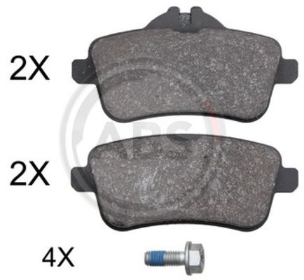 A.B.S. 37941 Brake Pad Set, disc brake