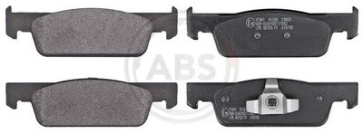 Brake Pad Set, disc brake A.B.S. 37961