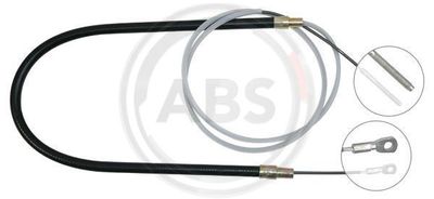 Cable Pull, parking brake A.B.S. K10326