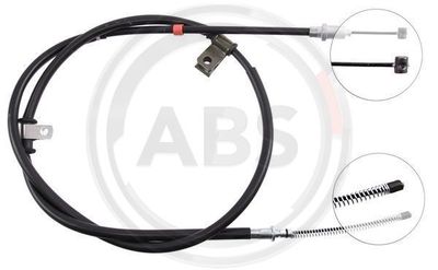 Cable Pull, parking brake A.B.S. K14878