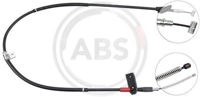 Cable Pull, parking brake A.B.S. K18748