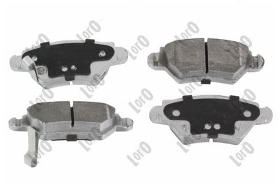 Brake Pad Set, disc brake ABAKUS 231-02-005