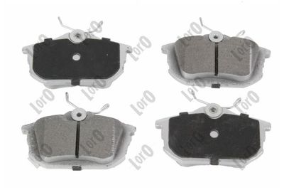 Brake Pad Set, disc brake ABAKUS 231-02-010