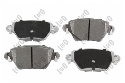 Brake Pad Set, disc brake ABAKUS 231-02-014