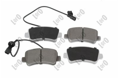 Brake Pad Set, disc brake ABAKUS 231-02-024