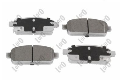 Brake Pad Set, disc brake ABAKUS 231-02-026