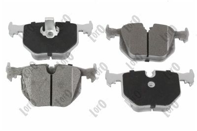 Brake Pad Set, disc brake ABAKUS 231-02-034